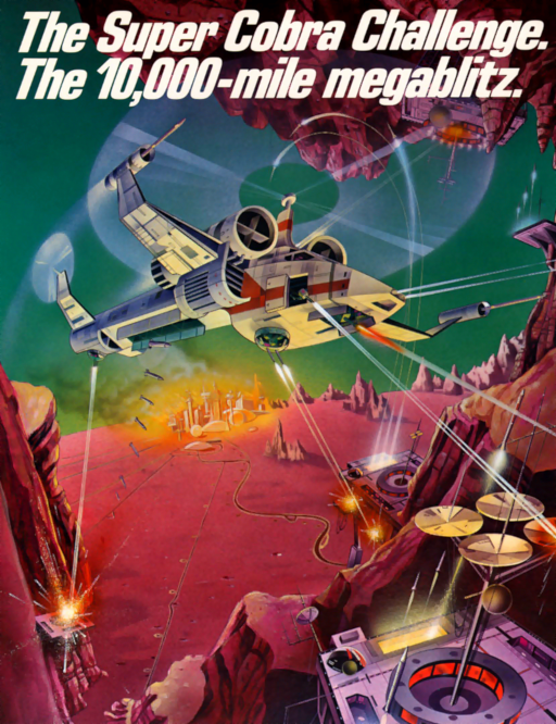Super Cobra Arcade Game Cover